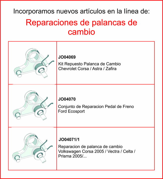 reparaciones de palancas